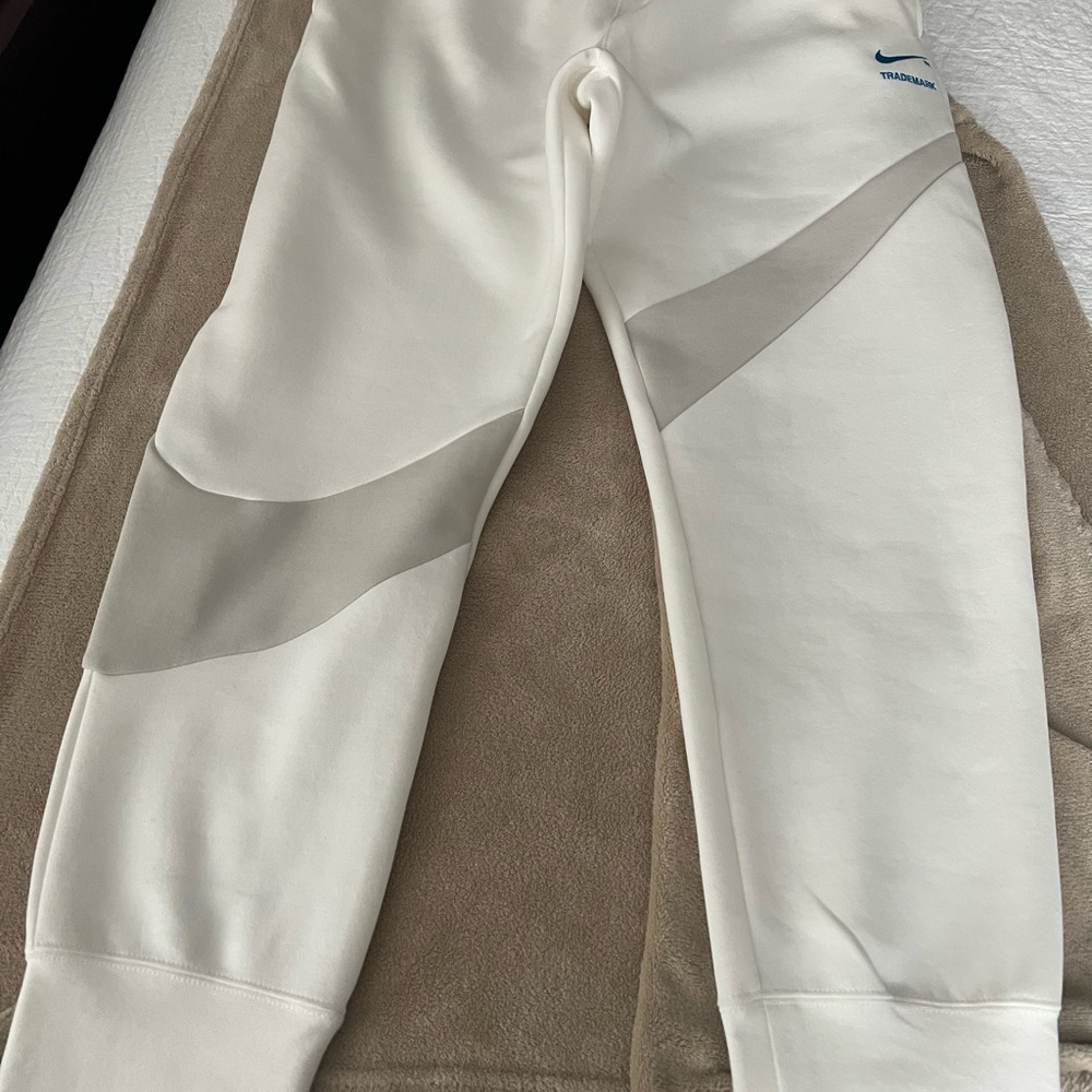 White and Gray Nike Pants